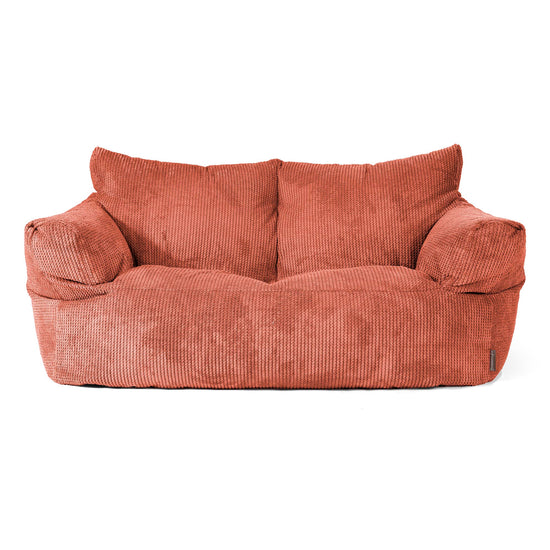 Sofa pufa Josephine - Pom Pom Dyniowy Pomarańczowy 01