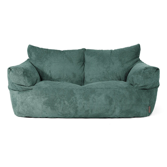 Sofa pufa Josephine - Sztruks waflowy Zielony Mech 01
