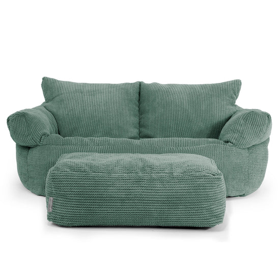 Sofa pufa Josephine - Pom Pom Zielony Mech 02