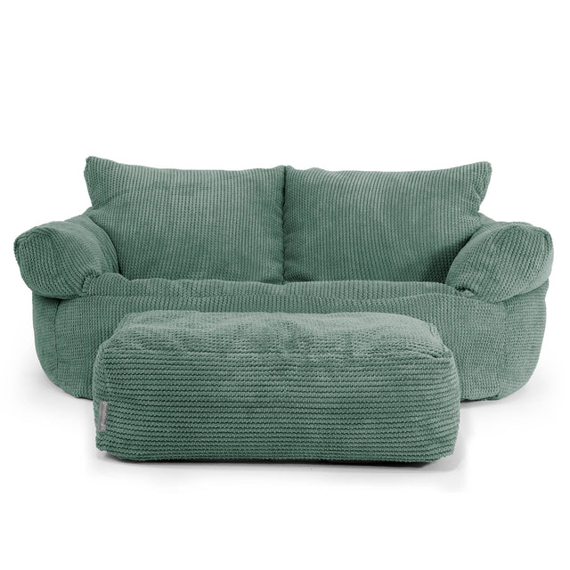 Sofa pufa Josephine - Pom Pom Zielony Mech 02