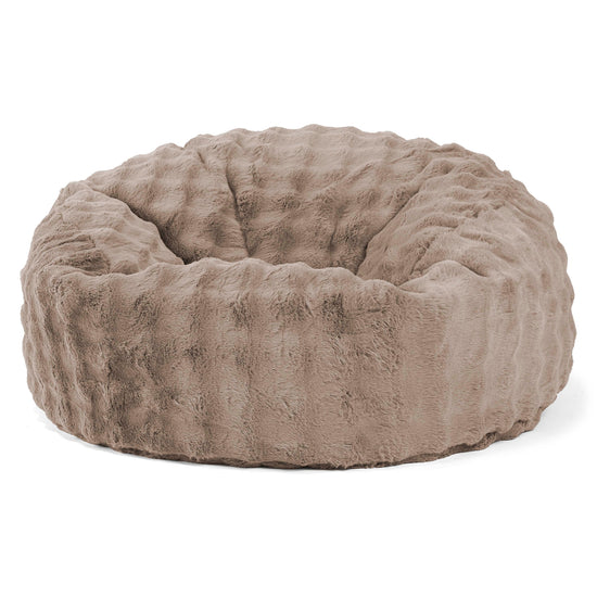 Sofa pufa Mammoth - Sztuczne futro Bąbelkowe Mysi 01