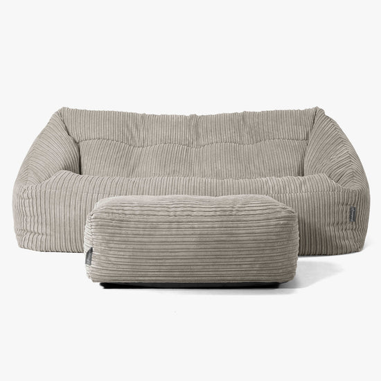 Sofa pufa Maya - Klasyczny sztruks Mysi 02
