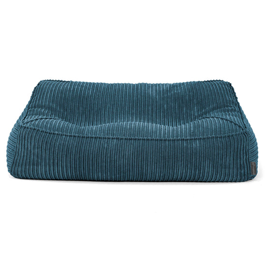Sofa pufa Sloucher - Klasyczny sztruks Granat 01