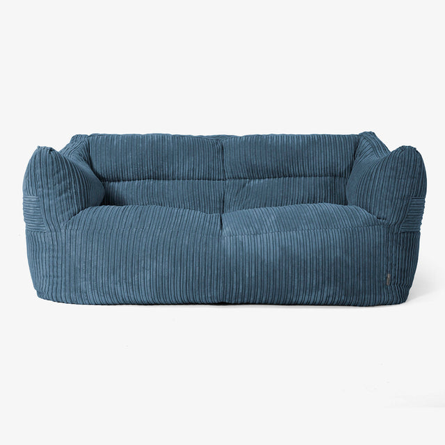 Sofa pufa Victor - Klasyczny sztruks Granat 01