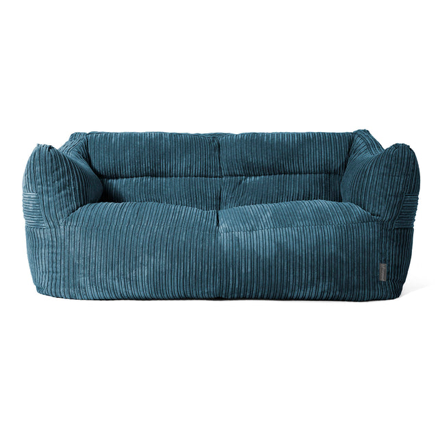Sofa pufa Victor - Klasyczny sztruks Granat 01