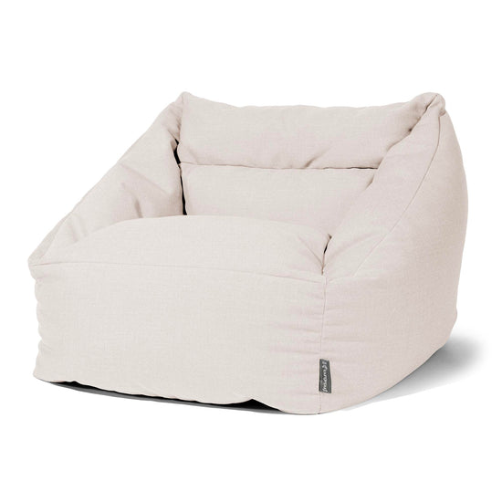 Pufa fotel Maya - Sunbrella Kość słoniowa 01