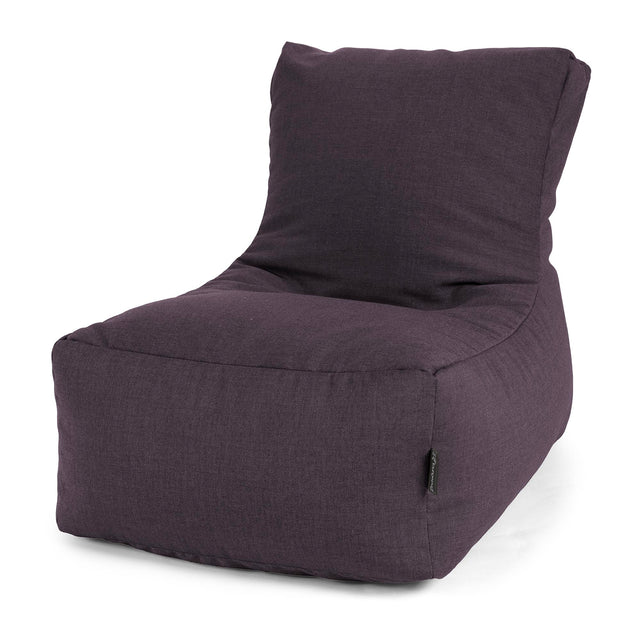 Pufa leżanka ogrodowa - Sunbrella Granat 01