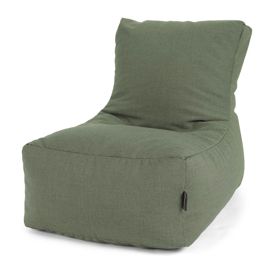 Pufa leżanka ogrodowa - Sunbrella Oliwka 01
