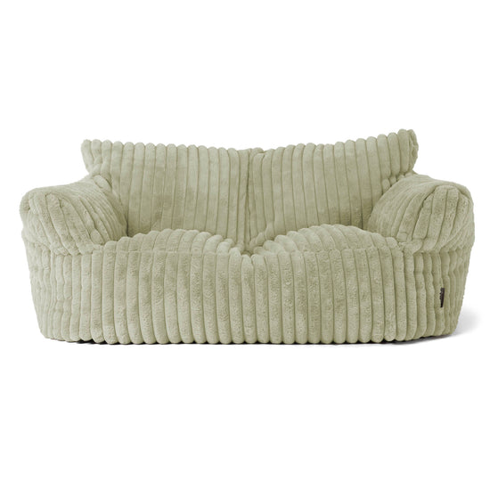 Sofa pufa Josephine - Sztruks ultra plusz Szałwiowy zielony 01