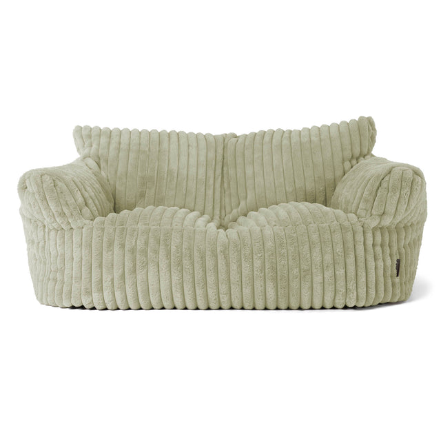Sofa pufa Josephine - Sztruks ultra plusz Szałwiowy zielony 01