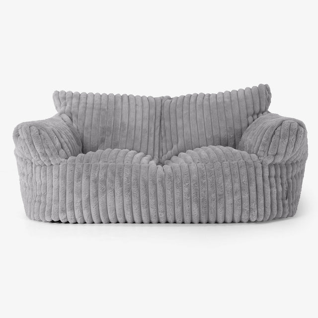 Sofa pufa Josephine - Sztruks ultra plusz Szarość 01