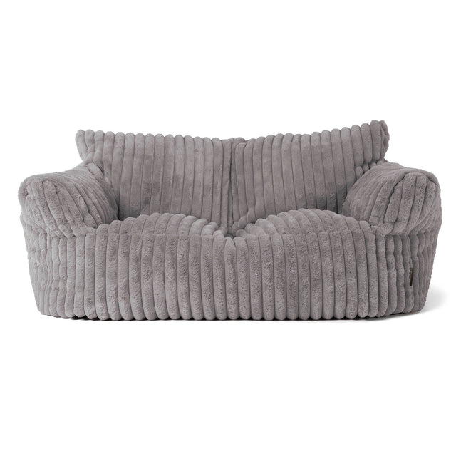 Sofa pufa Josephine - Sztruks ultra plusz Szarość 01