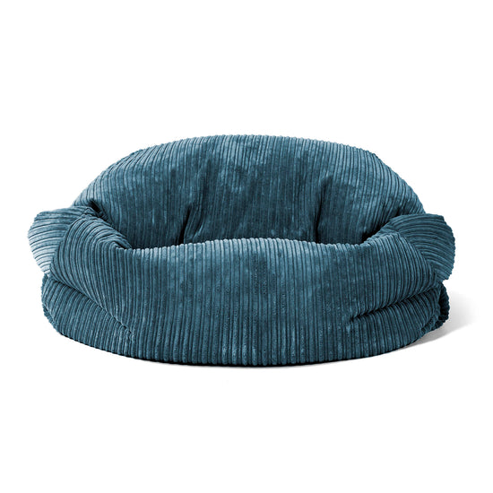 Sofa pufa Sabine - Klasyczny sztruks Granat 02