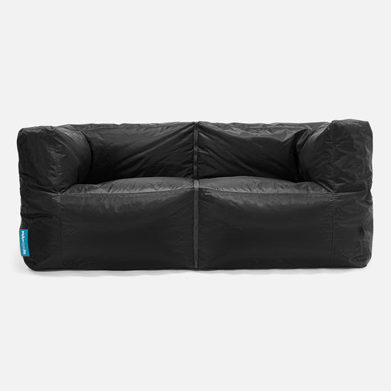 Sofa 2-osobowa modułowa pufa - SmartCanvas™ Czerń 01