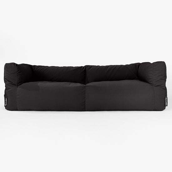 Sofa 3 osobowa pufa SoleiStorm™ Ultra 2000 h+ - Olefin Czerń 01