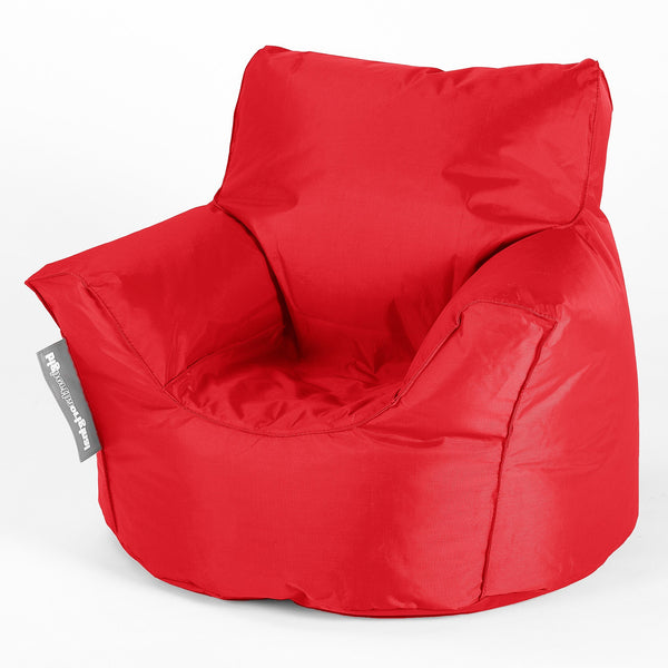 Fotel pufa worki sako dla malucha 1-3 lata - SmartCanvas™ Czerwień 01