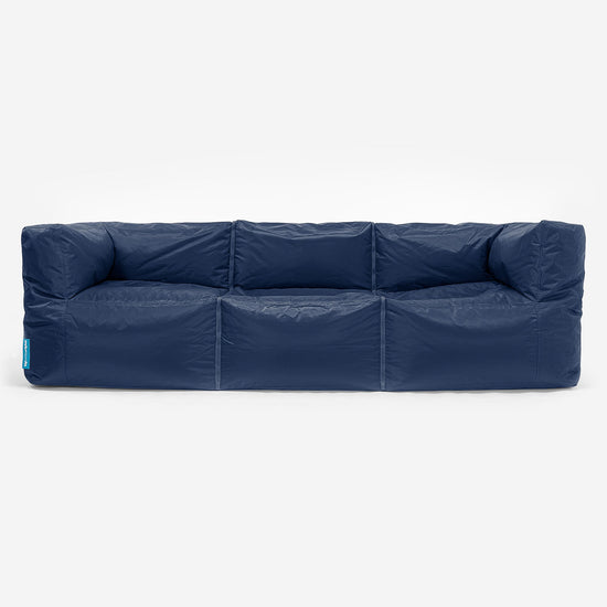 Sofa 3-osobowa modułowa pufa - SmartCanvas™ Granat 01