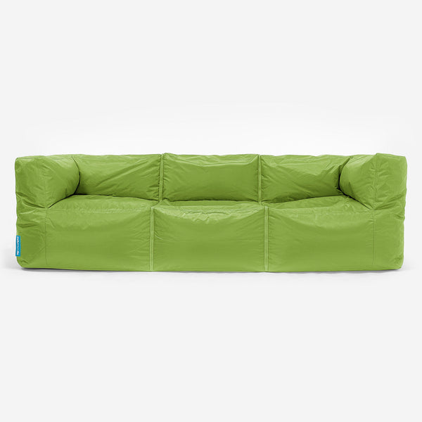 Sofa 3-osobowa modułowa pufa - SmartCanvas™ Limonka 01