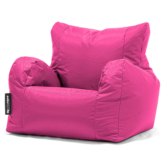 Fotel pufa worki sako - SmartCanvas™ Neonowy róż 01
