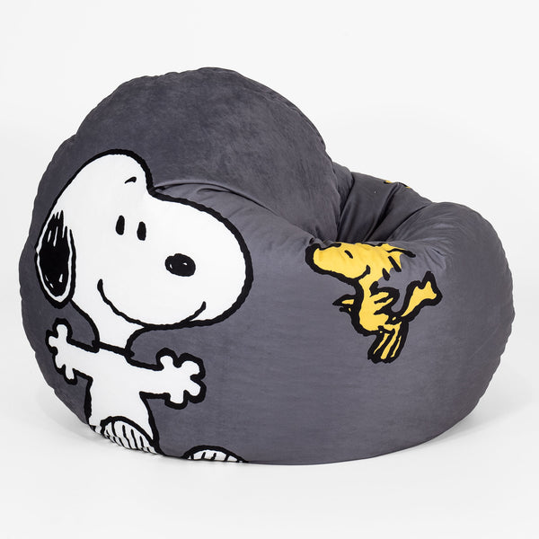 Snoopy Pufa fotel dla dzieci Flexforma Junior 2-14 lat - Woodstock 01