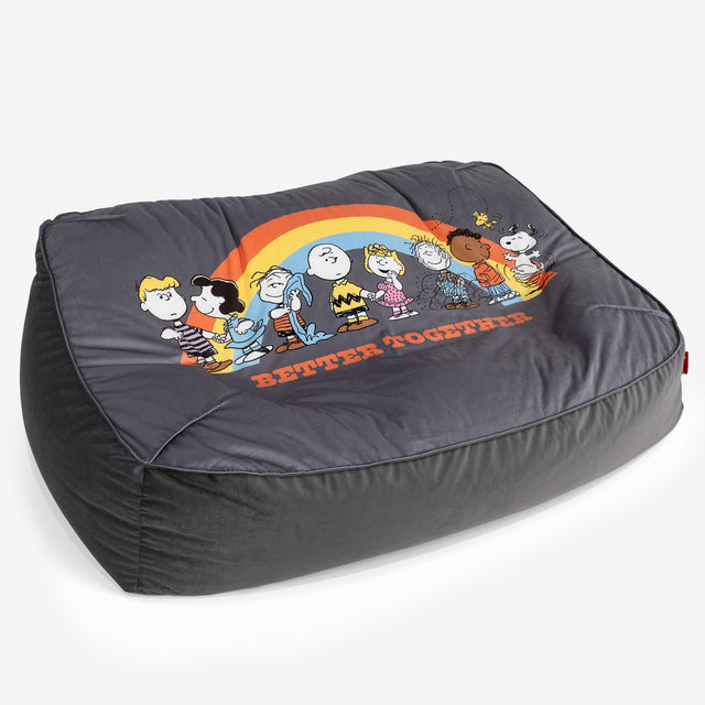Snoopy Sofa pufa Sloucher - Tęcza 01