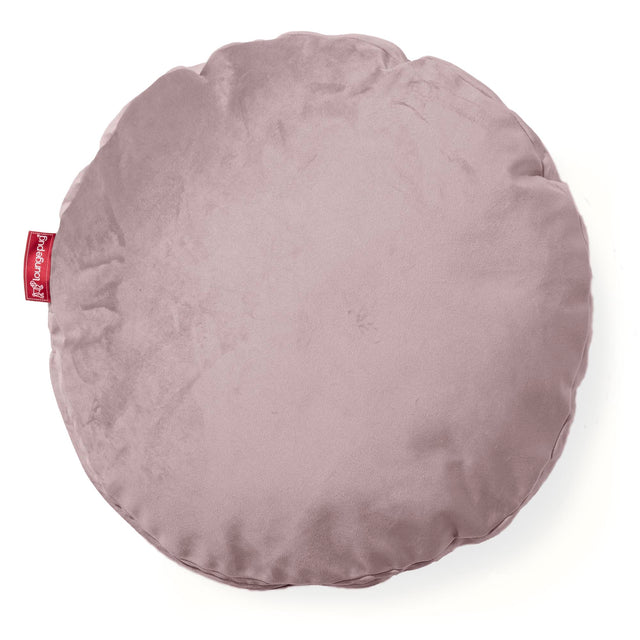 Poduszka ozdobna okrągła 50cm - Aksamit Róż 01