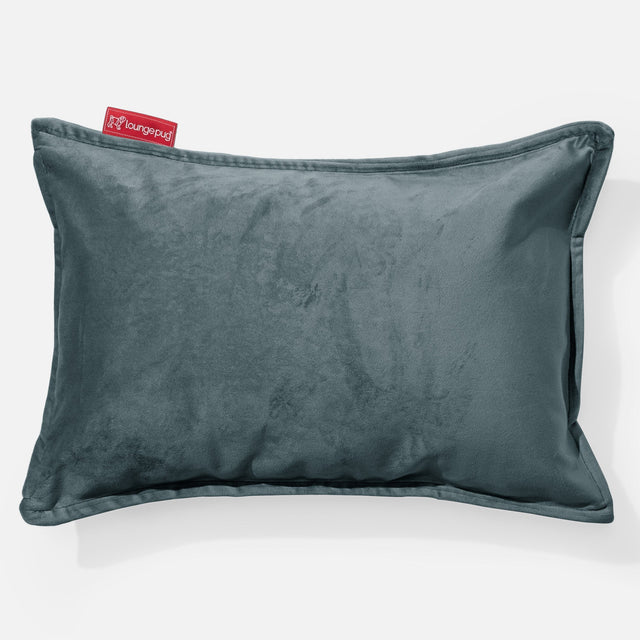 Poduszka ozdobna prostokątna 35 x 50cm - Aksamit Turkus 01