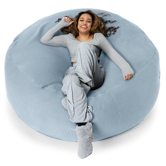 Sofa pufa XXL Mega Mammoth - Bawełna 100% Ellos Gołębi 03
