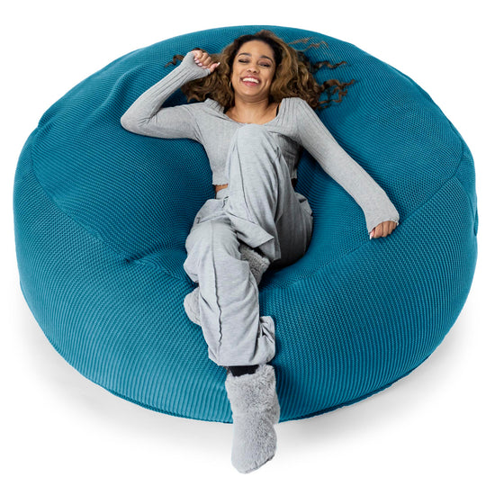Sofa pufa XXL Mega Mammoth - Bawełna 100% Ellos Petrol 03