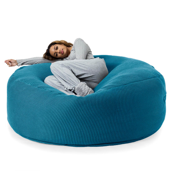 Sofa pufa XXL Mega Mammoth - Bawełna 100% Ellos Petrol 04