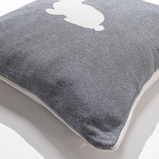 Poduszka ozdobna 47 x 47cm - Bawełna 100% Królik 04