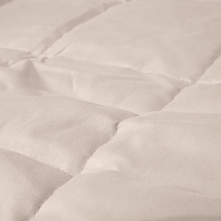 Koc obciążeniowy dla dorosłych - Bawełna Śmietanka / Mysi 04