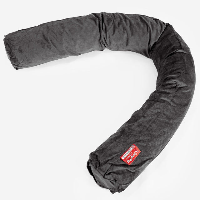 Poduszka wąż XXL - Flok Bristol Grafit szarość 01