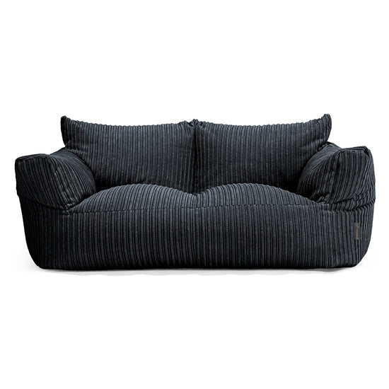 Sofa pufa Josephine - Klasyczny sztruks Czerń 01