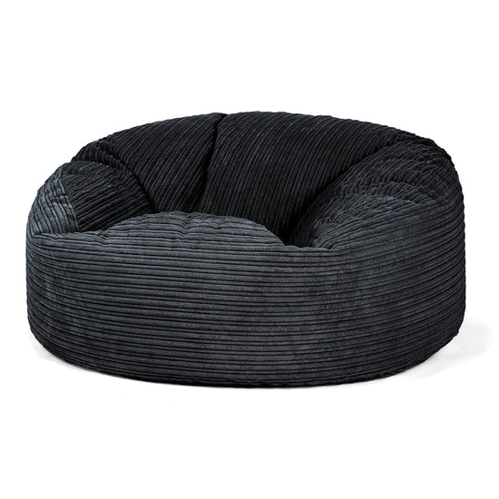 Sofa pufa Mammoth - Klasyczny sztruks Czerń 01