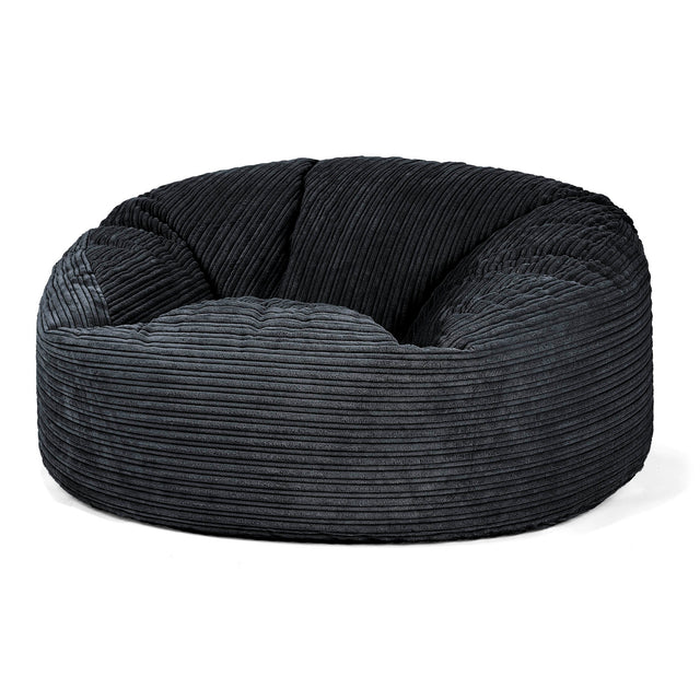 Sofa pufa Mammoth - Klasyczny sztruks Czerń 01