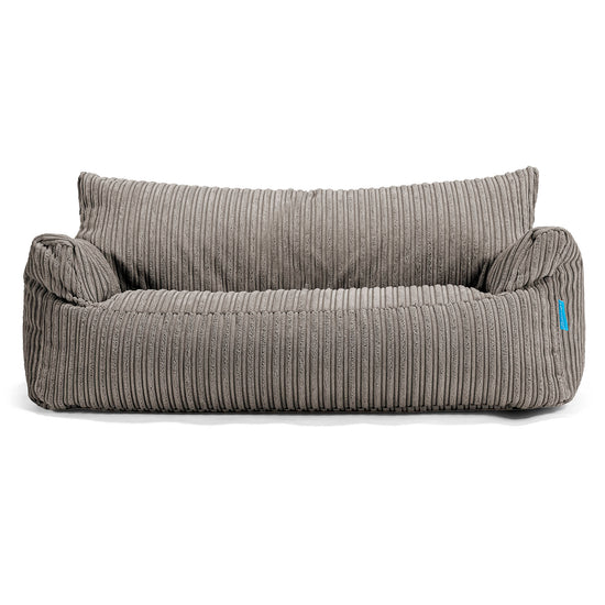 Sofa pufa Josephine dla dzieci 1-5 lat - Klasyczny sztruks Grafit szarość 01
