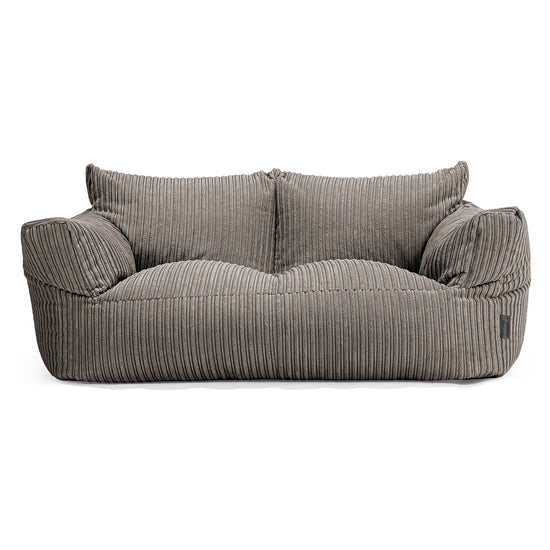Sofa pufa Josephine - Klasyczny sztruks Grafit szarość 01