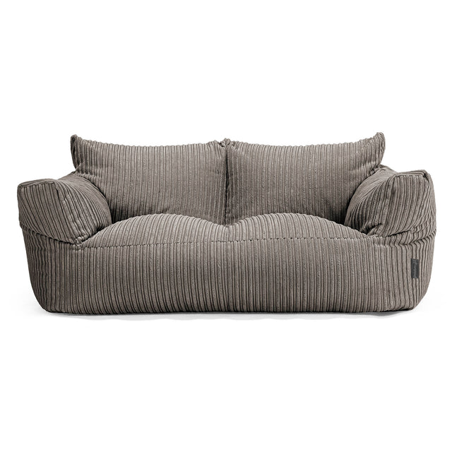 Sofa pufa Josephine - Klasyczny sztruks Grafit szarość 01