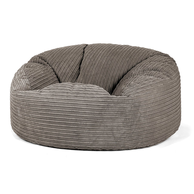 Sofa pufa Mammoth - Klasyczny sztruks Grafit szarość 01