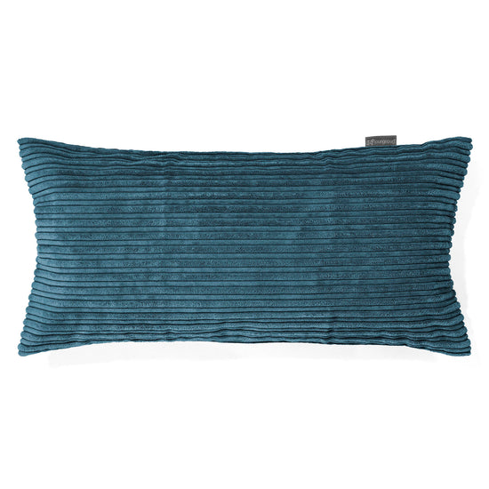 Poduszka XL prostokątna 40 x 80cm - Klasyczny sztruks Granat 01