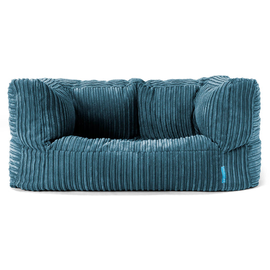 Sofa pufa dla dzieci Albert 2-6 lat - Klasyczny sztruks Granat 01