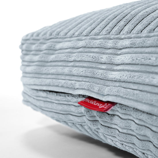 Duża poduszka podłogowa - Klasyczny sztruks Jasny błękit 02