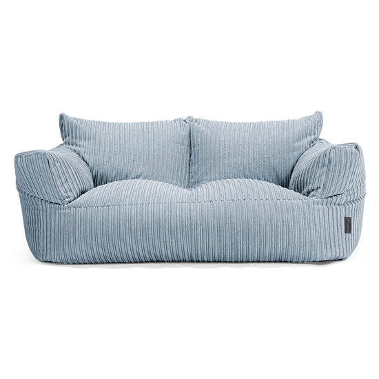 Sofa pufa Josephine - Klasyczny sztruks Jasny błękit 01