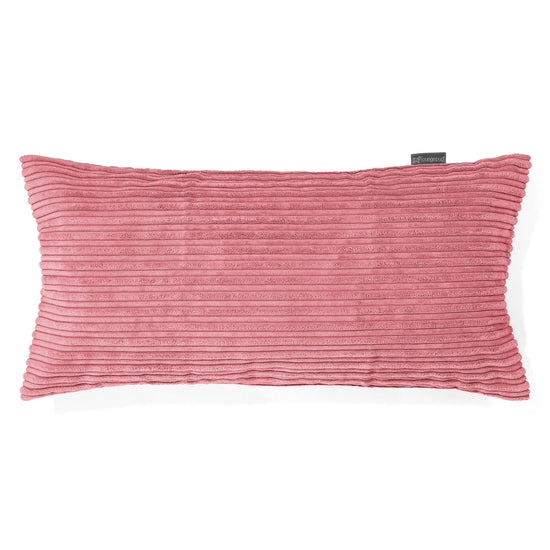 Poduszka XL prostokątna 40 x 80cm - Klasyczny sztruks Koral 01