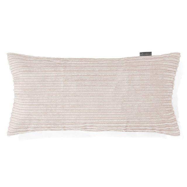Poduszka XL prostokątna 40 x 80cm - Klasyczny sztruks Kość słoniowa 01