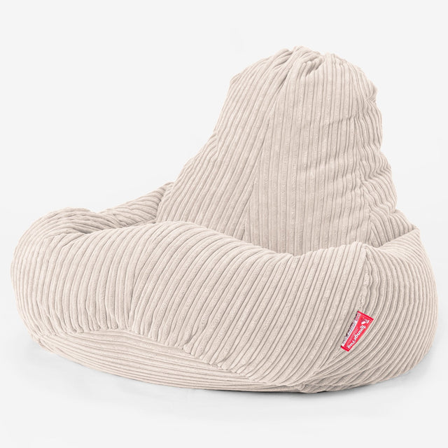 Siedzisko dla graczy pufa sako Ultra Lux - Klasyczny sztruks Kość słoniowa 01