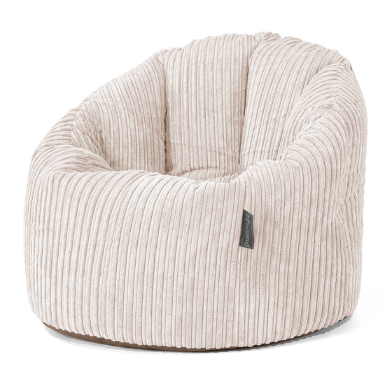 Siedzisko pufa worki sako Cuddle Up - Klasyczny sztruks Kość słoniowa 01