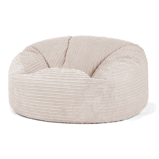 Sofa pufa Mammoth - Klasyczny sztruks Kość słoniowa 01
