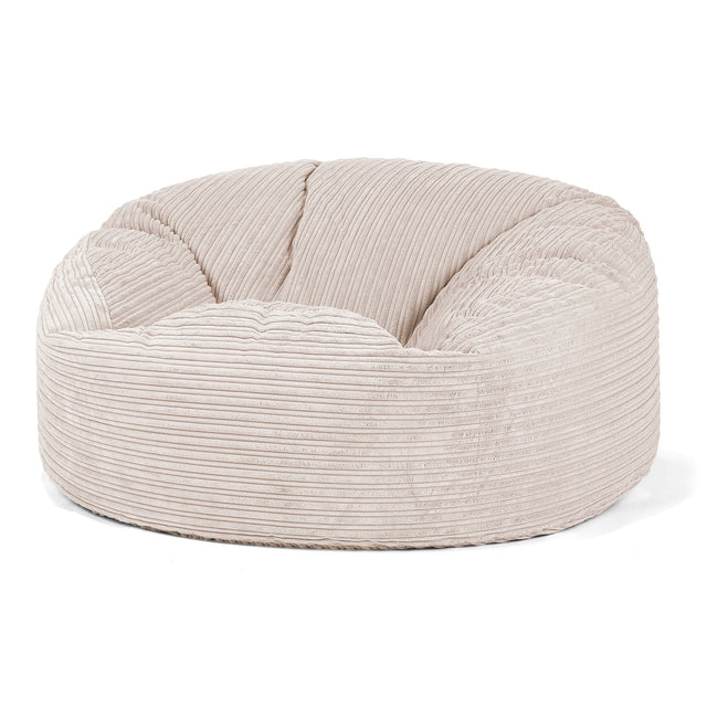 Sofa pufa Mammoth - Klasyczny sztruks Kość słoniowa 01